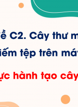 Chủ đề C2 - Bài 1 Thực hành tạo cây thư mục